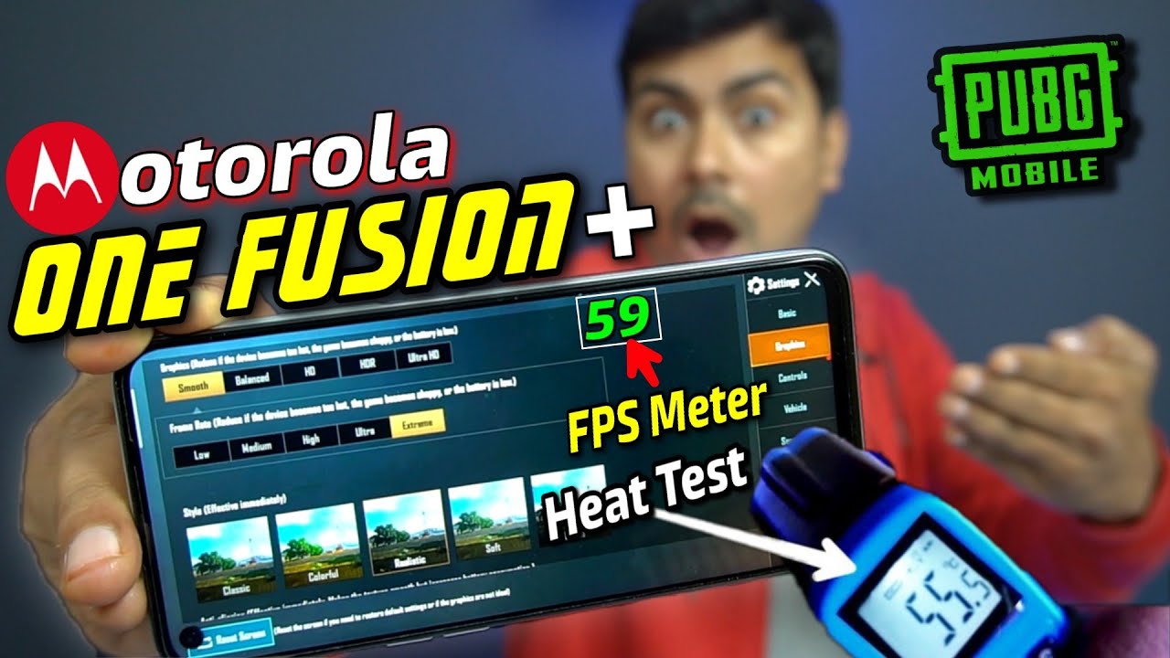 Motorola One Fusion Plus : Extreme Pubg Test With FPS Metre
