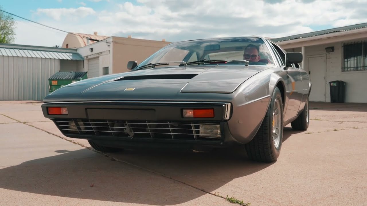 Ferrari Dino 208 GT4 Cold Start, Walkaround, and Driving