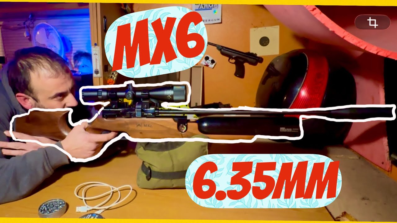 MX6 calibre 6.35mm  tir à 30 ￼mètres , MATCH entre JSB vs RIFLE c’est impressionnant !! 🤯🤯 