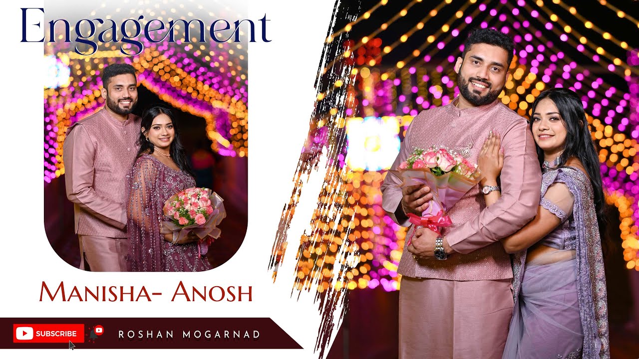 ENGAGEMENT CEREMONY OF MANISHA-ANOSH | ROSHAN MOGARNAD PHOTOGRAPHY |