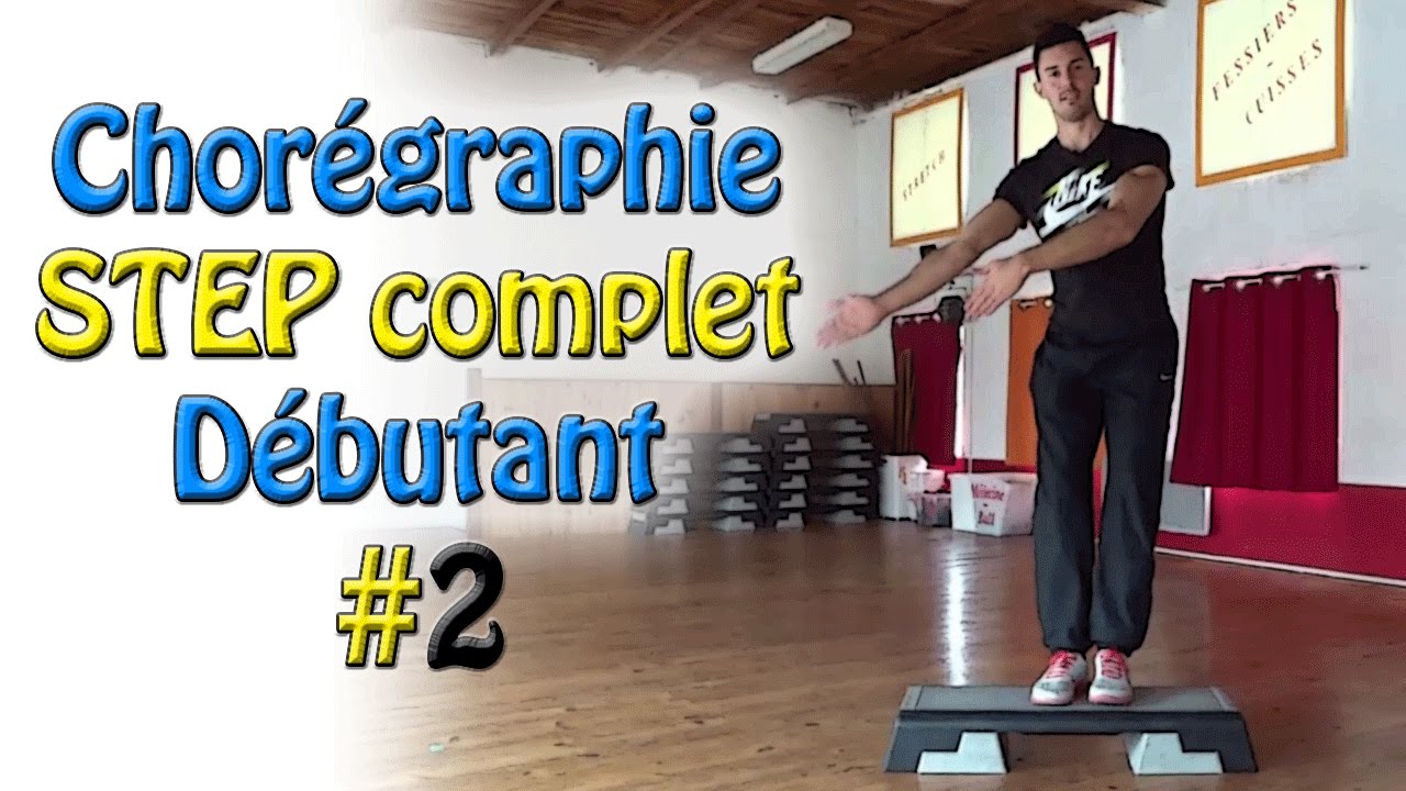 Chorégraphie STEP débutant #2 - Cours de STEP complet français - Apprendre le step