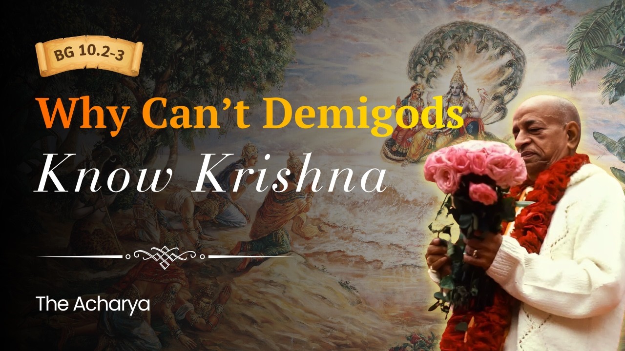 Why Can’t Demigods Know Krishna | BG 10.2-3 | New York, US | Srila Prabhupada