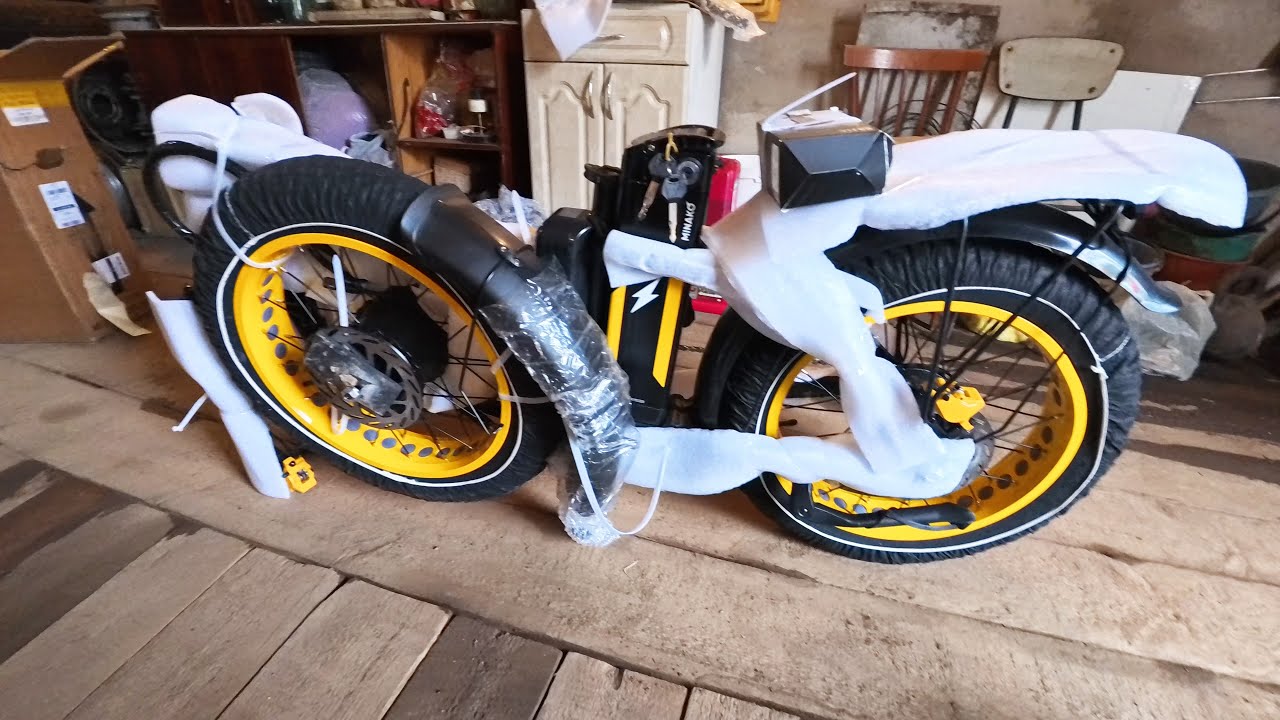 Приехал электрофэтбайк Minako F11 Dual. Распаковка и герметизация контроллера