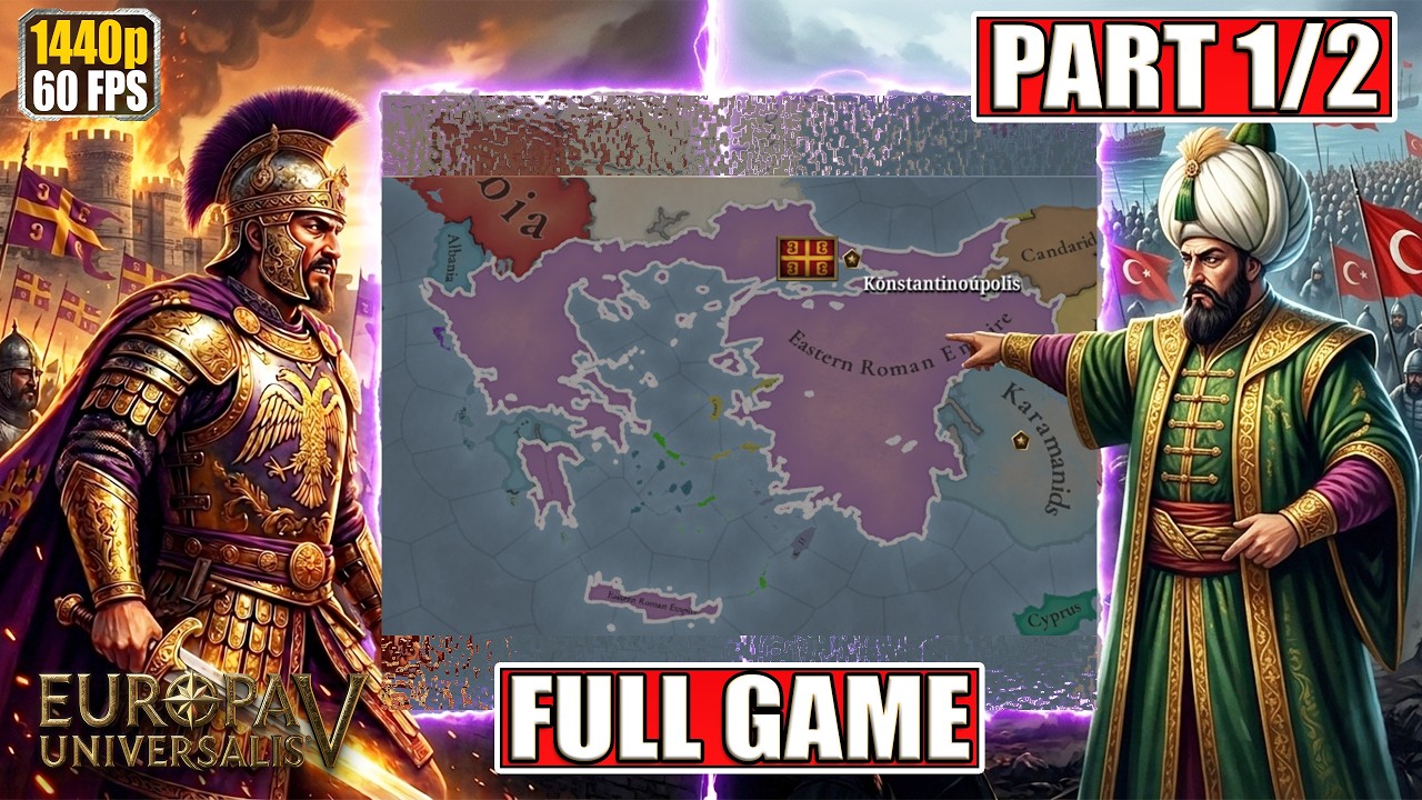 Europa Universalis 5 Byzantium Full Gameplay Walkthrough [2K PC Longplay Playthrough] No Commentary