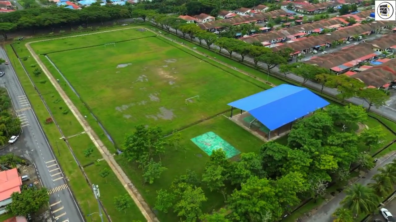 (Aerial View) Jogging Track Area Permyjaya Miri Sarawak