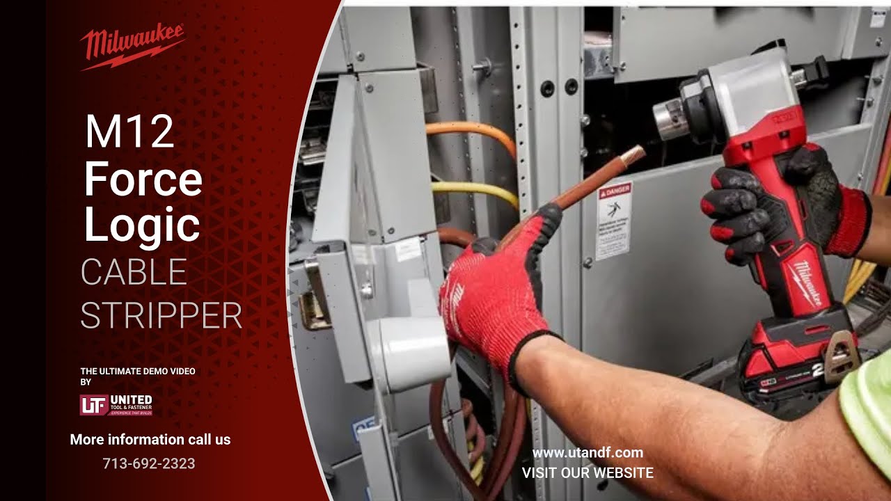 Milwaukee M12 Cable Stripper Demo