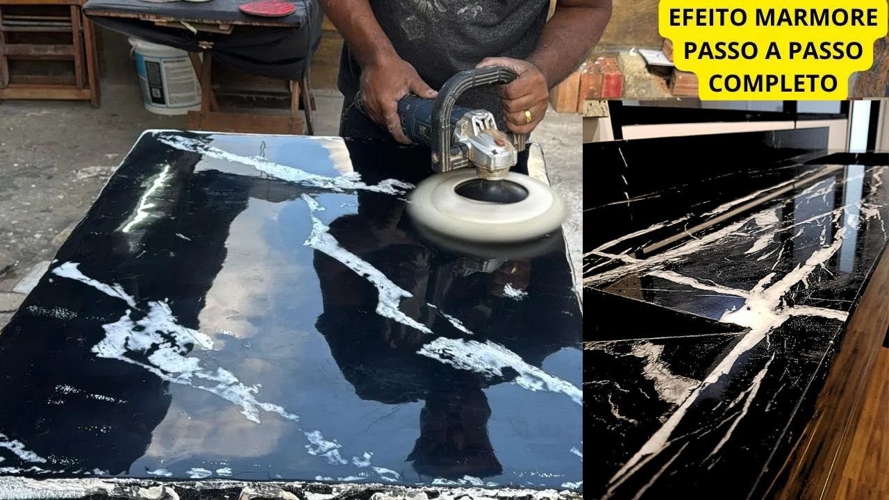 Transforme Qualquer Superfície em Mármore Nero Marquina Realista – Tutorial Passo a Passo!