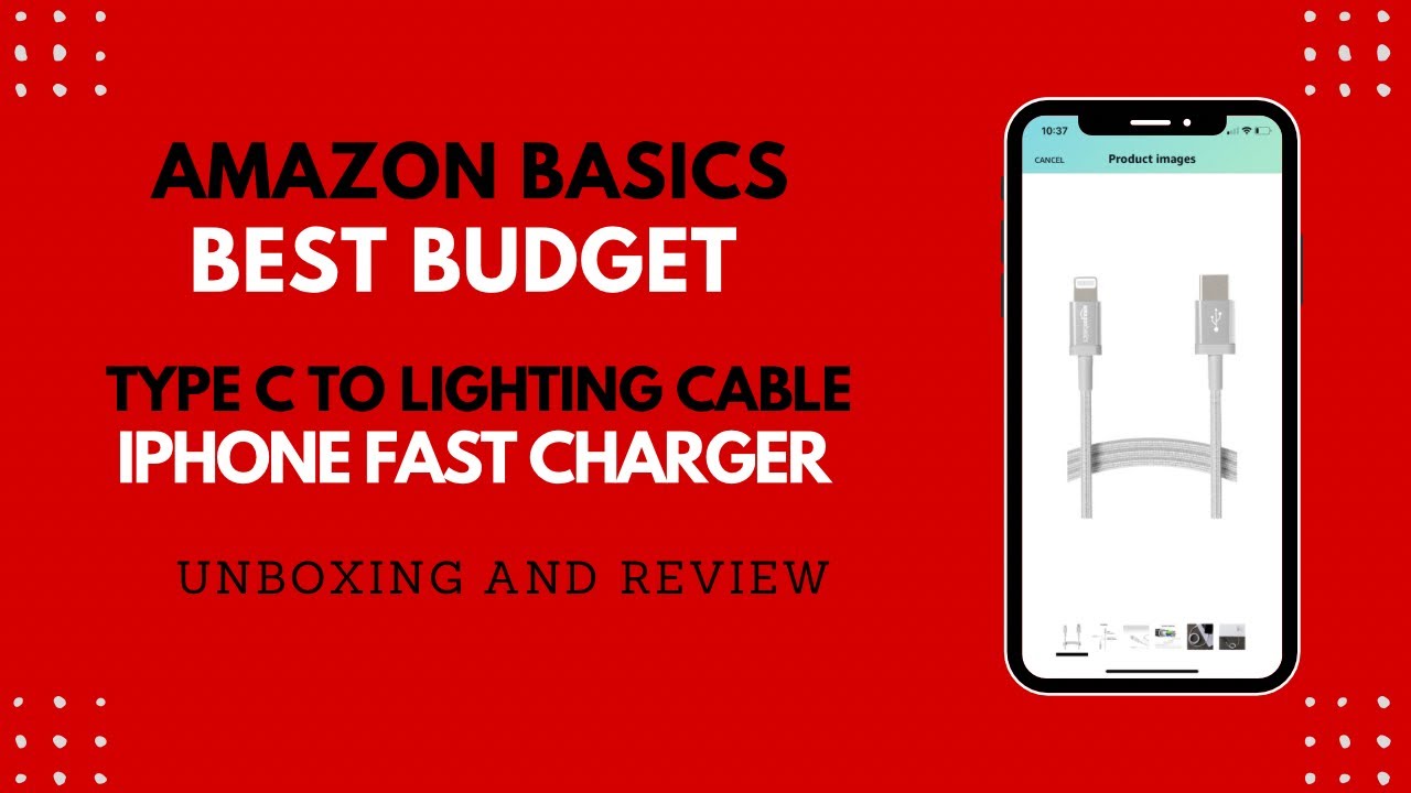 Нейлоновый плетеный кабель AmazonBasics для iPhone USB-C &mdash; Lightning | Честная распаковка и обзор