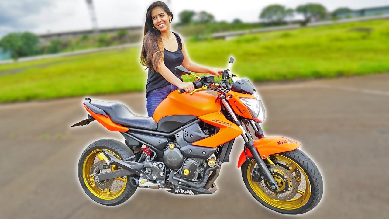 DEIXEI MINHA IRMÃ PILOTAR MINHA MOTO XJ6 !