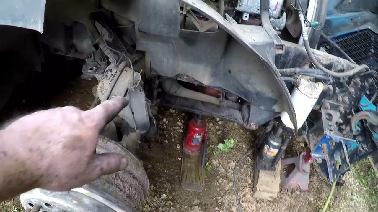 2006 Volvo vnl front spring bushings, and a broken spring, Hendrickson Airtek air ride