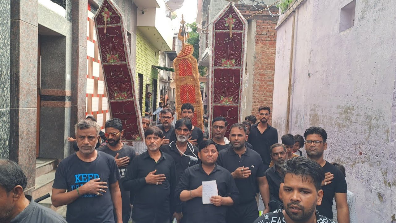 Alam e Mubarak wa Bardash 8 Moharram 2023 || #shikarpurazadari #moharram2023
