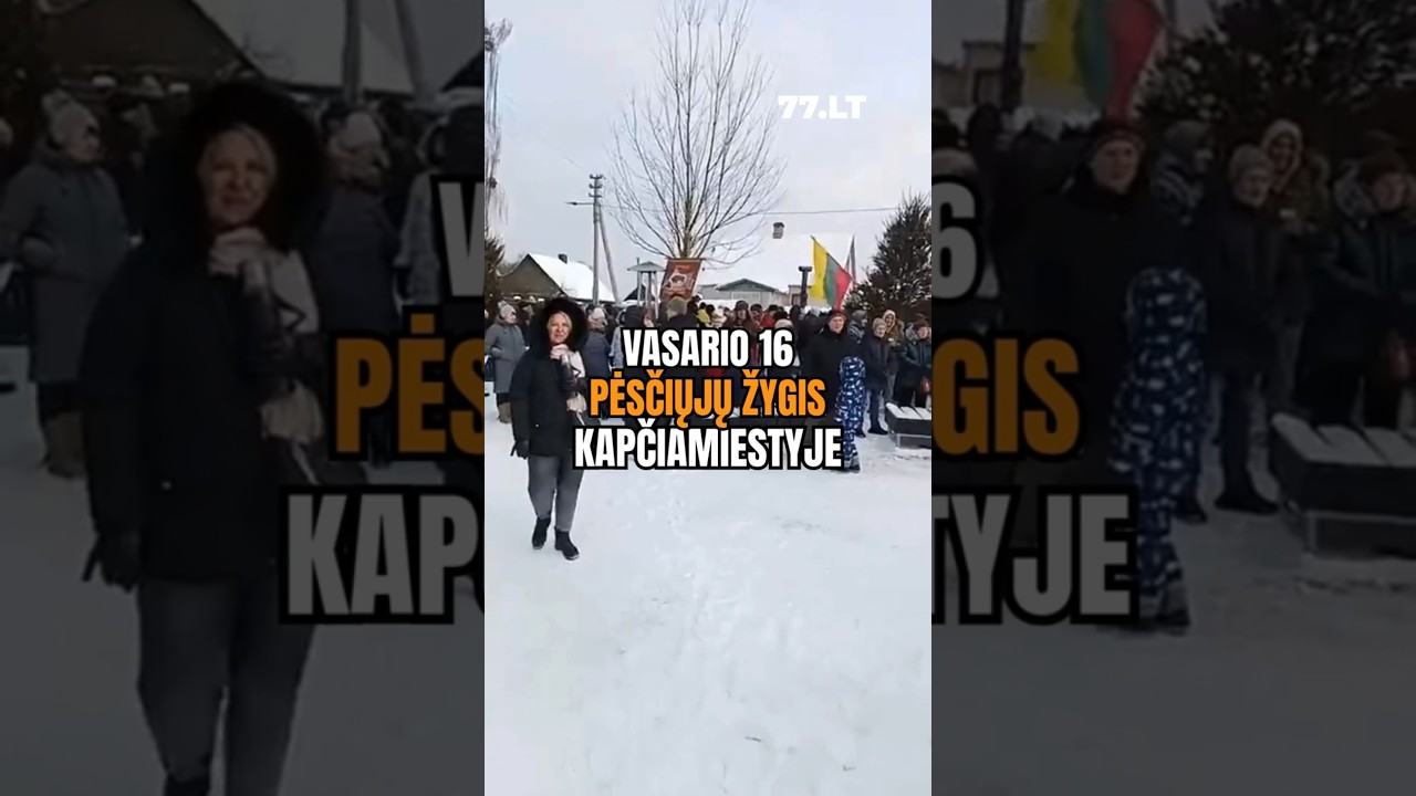 Vasario 16-ąją Kapčiamiestyje vyks žygis #77zinios