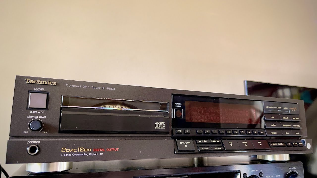 Technics SL-P550 CD Player circa 1988