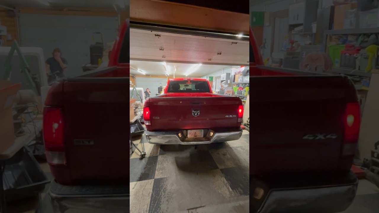 4.7L Magnum V8 MUFFLER DELETE #dodge #dodgeram1500 #offroad #alaska #truck #muffler #straightpipe
