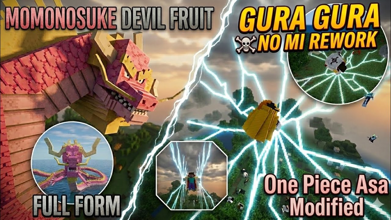 New Devil Fruit + Gura Gura no Mi Rework V80 [One Piece Asa Modified]