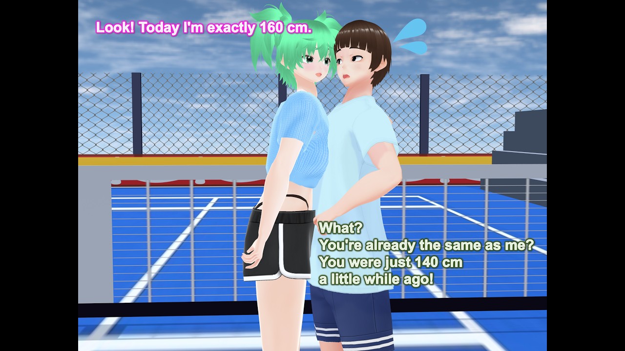Outgrowing only girls, Overtake boys, Growth sound Tennis Arc(trial)