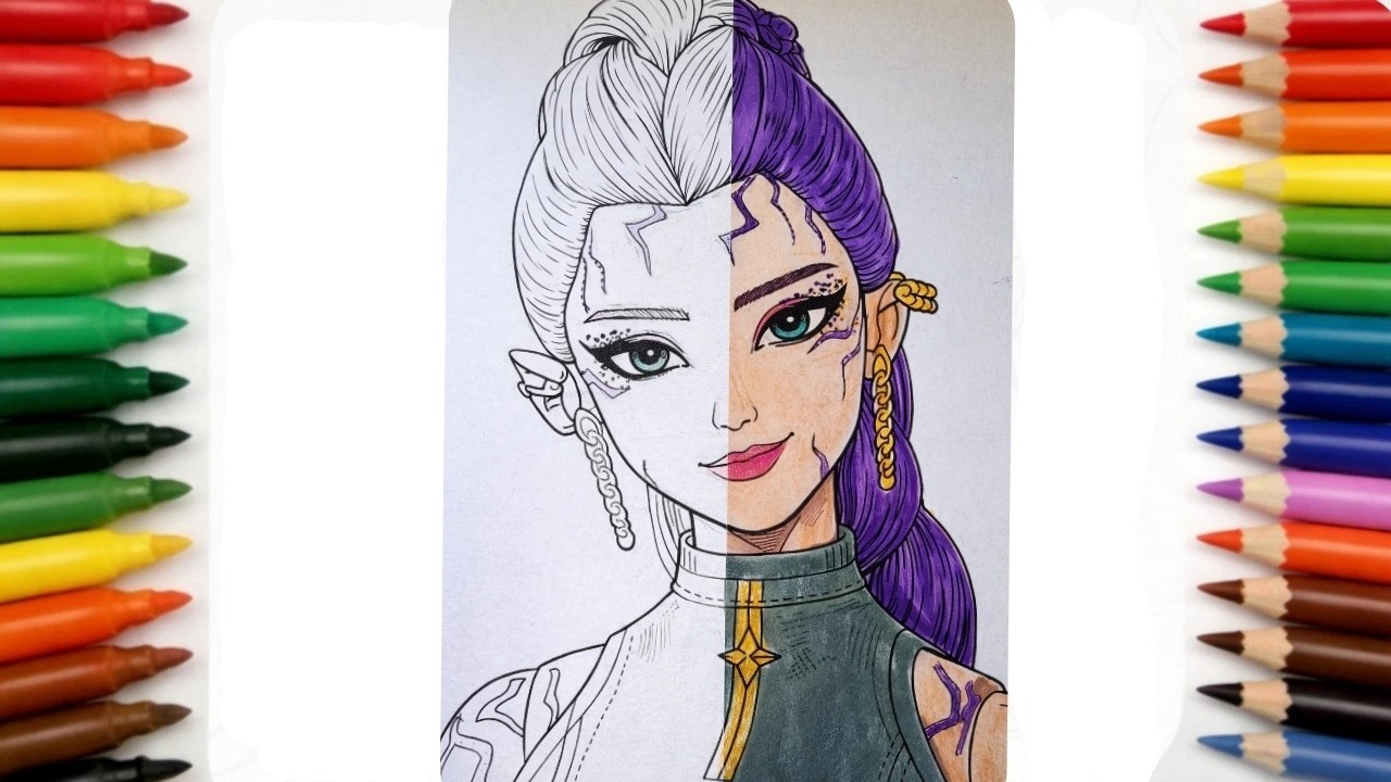 Rumi Comes to Life! ✨ K-pop Hunter Full Art Process
