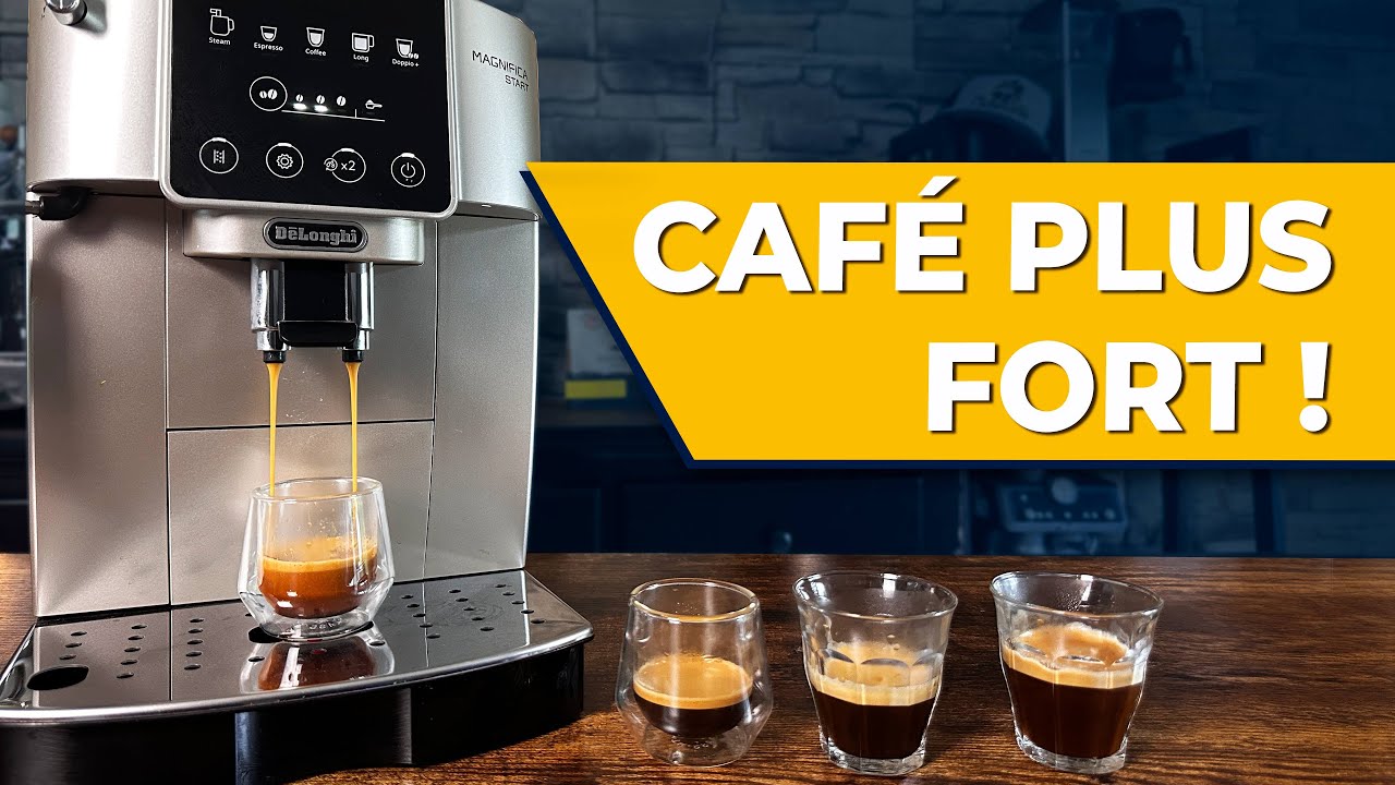 Comment Faire un CAFÉ PLUS FORT avec la Delonghi MAGNIFICA