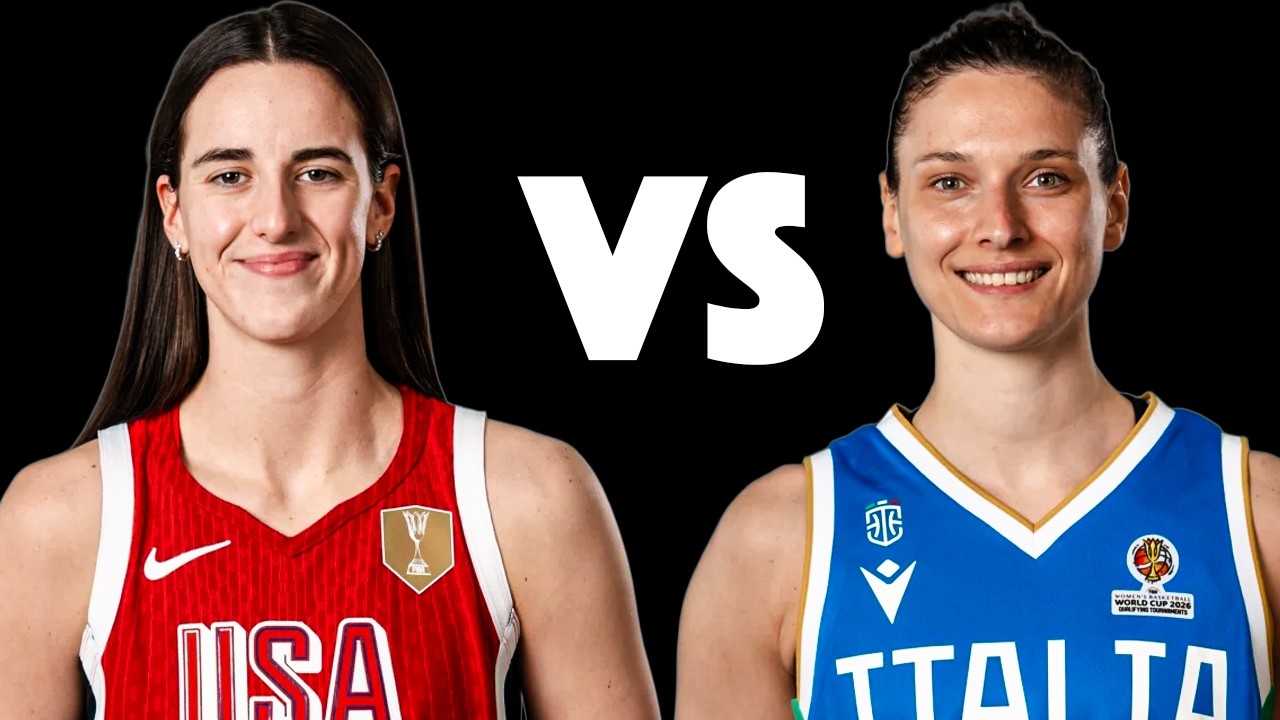 CAITLIN CLARK's TEAM USA VS ITALY!! (Watch Along)