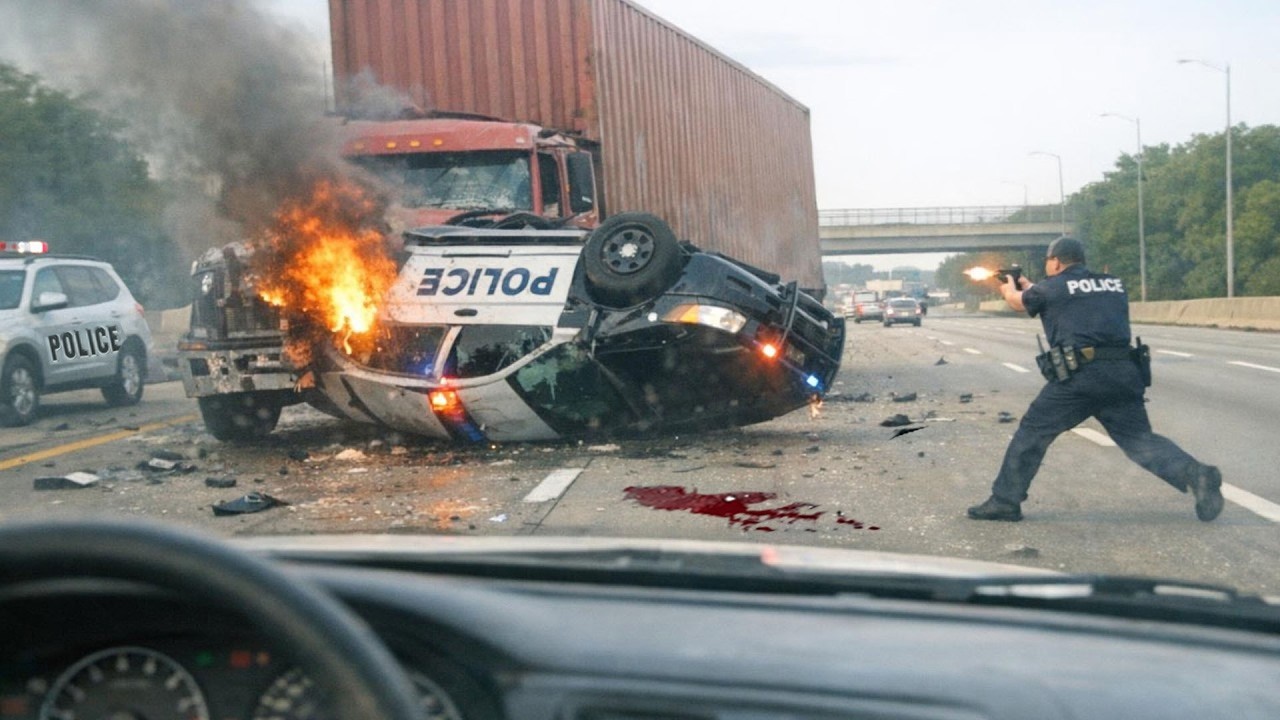 Craziest Police Dashcam Moments: High-Speed Crashes and Wildest PIT Maneuvers #P2
