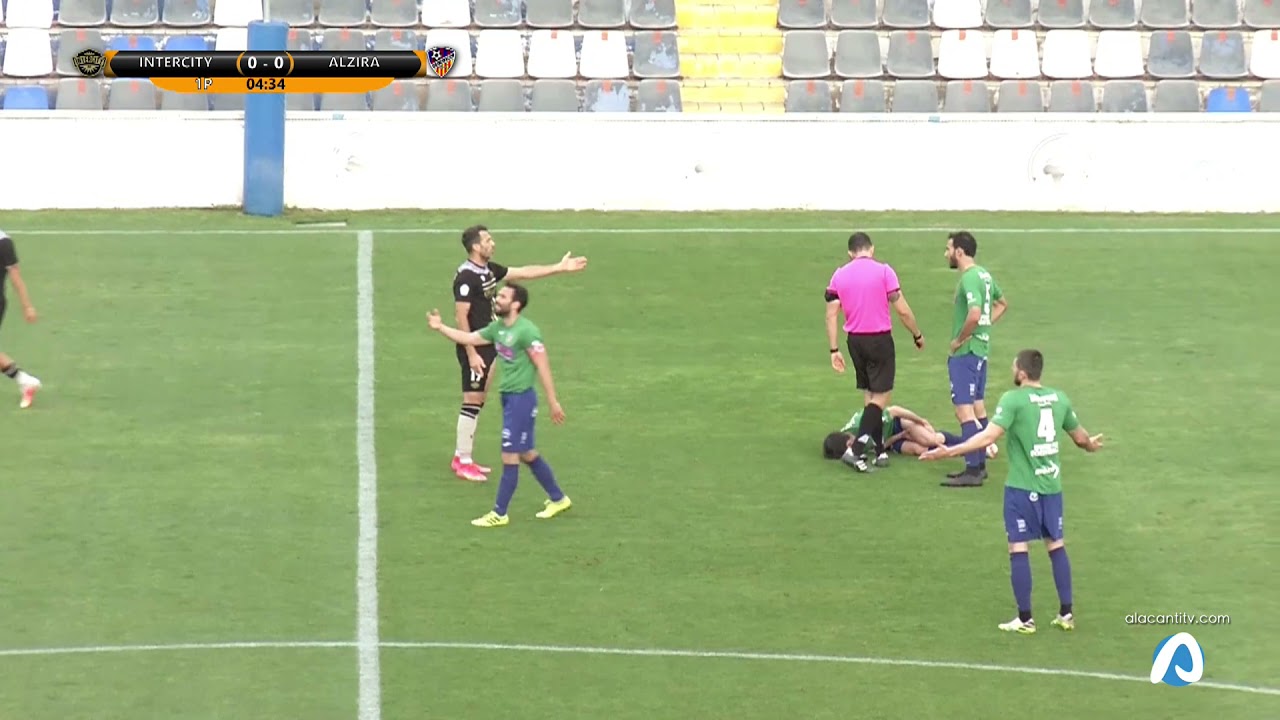 FÚTBOL CF Intercity   UD Alzira Primera Parte   24 abril 2021