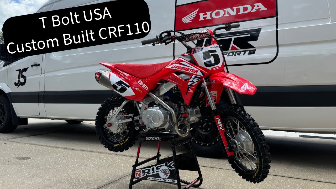 Постройка мотоцикла моей мечты HONDA CRF110!! T BOLT USA