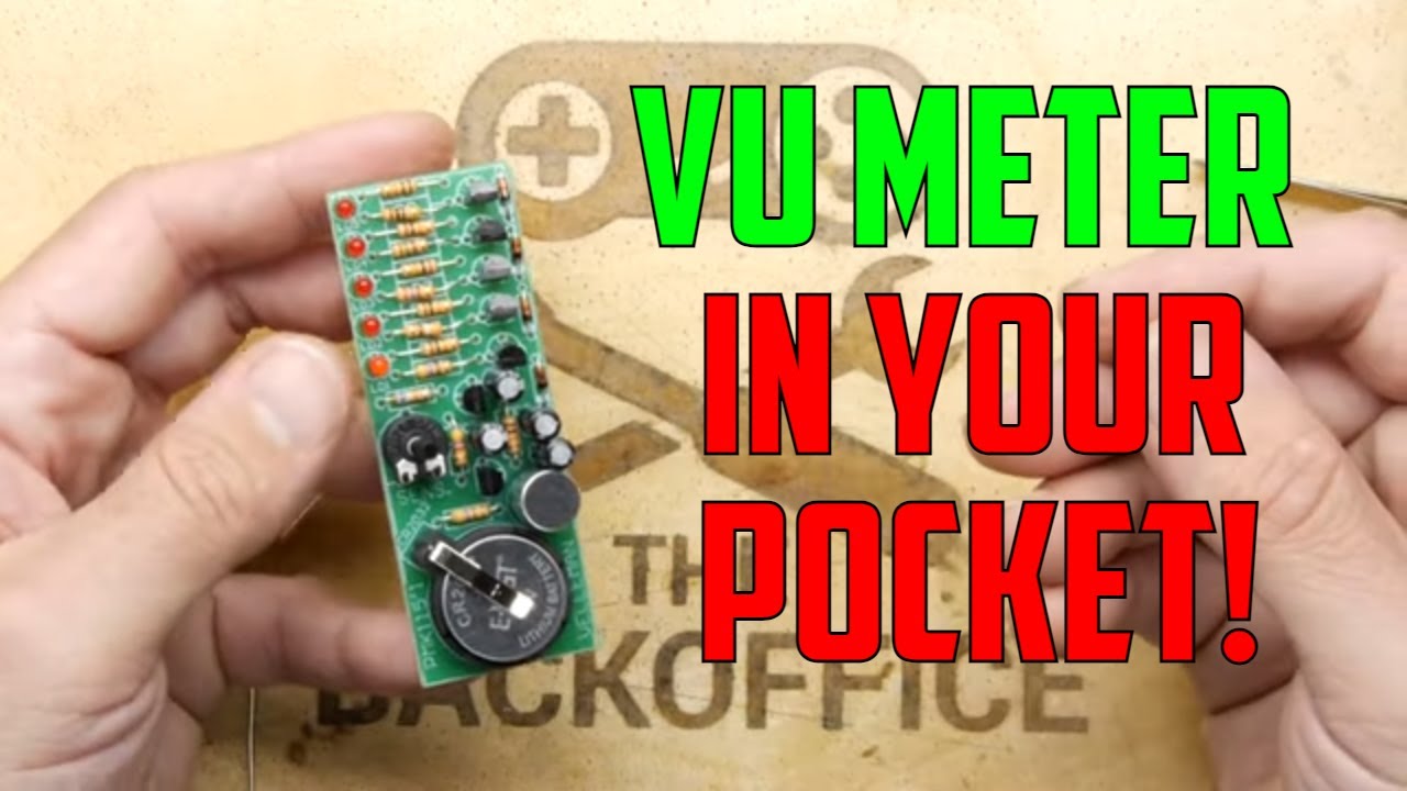 Velleman MK115 LEDs Pocket VU Meter Mini Kit