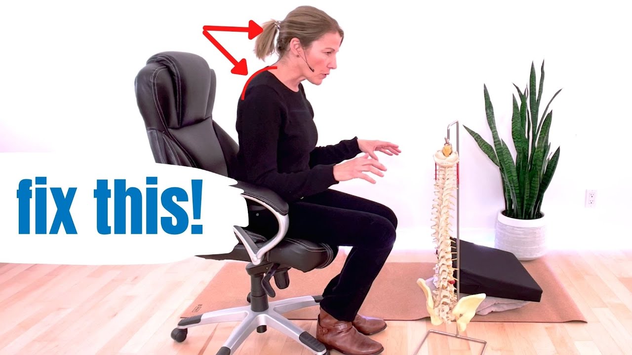Fix Forward Head Tilt - Desk Posture Correction