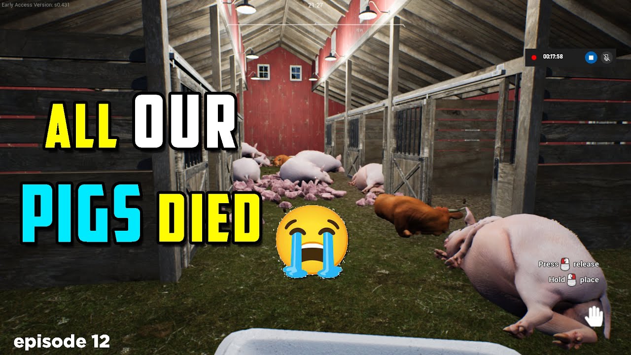 ALL OUR PIGS DIED | RANCH SIMULATOR MALAYALAM