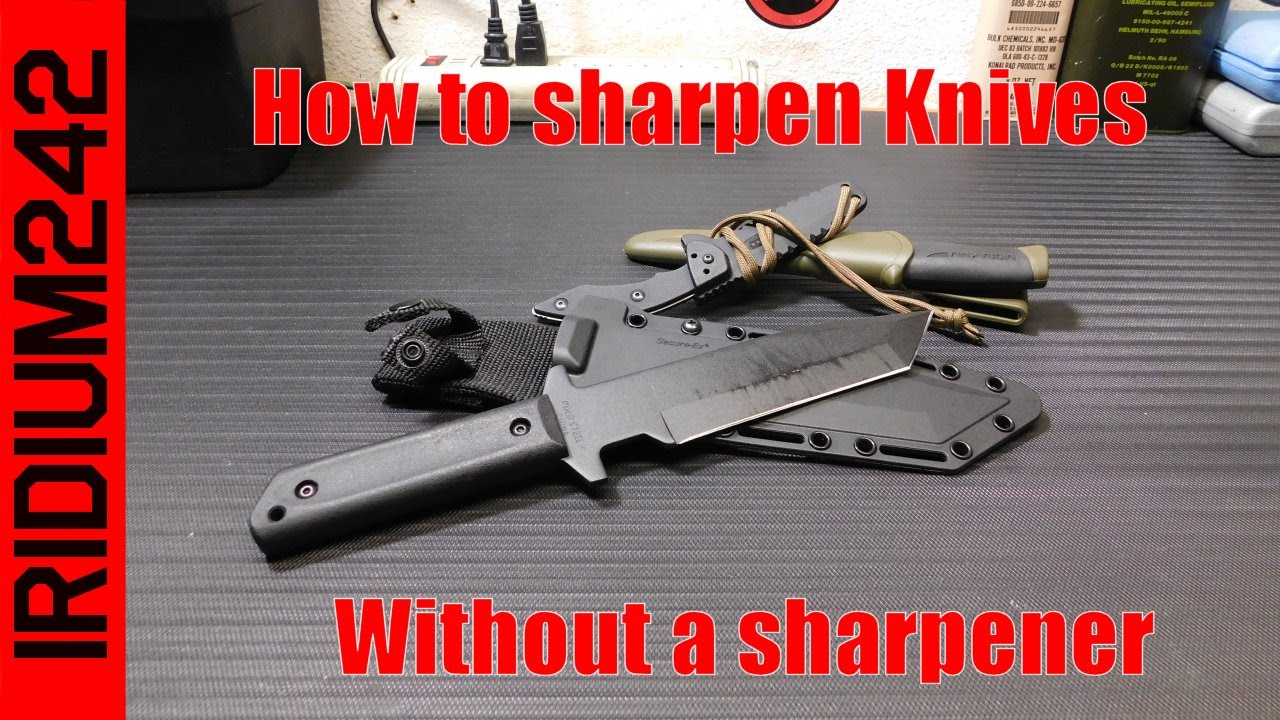 3 Ways To Sharpen A Knife Without A Sharpener