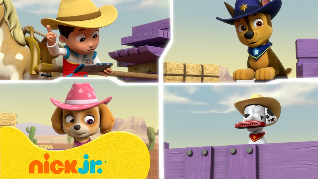Patrulha Canina | Resgates no Rancho com Marshall & Skye! 🤠 | Nick Jr. em Português