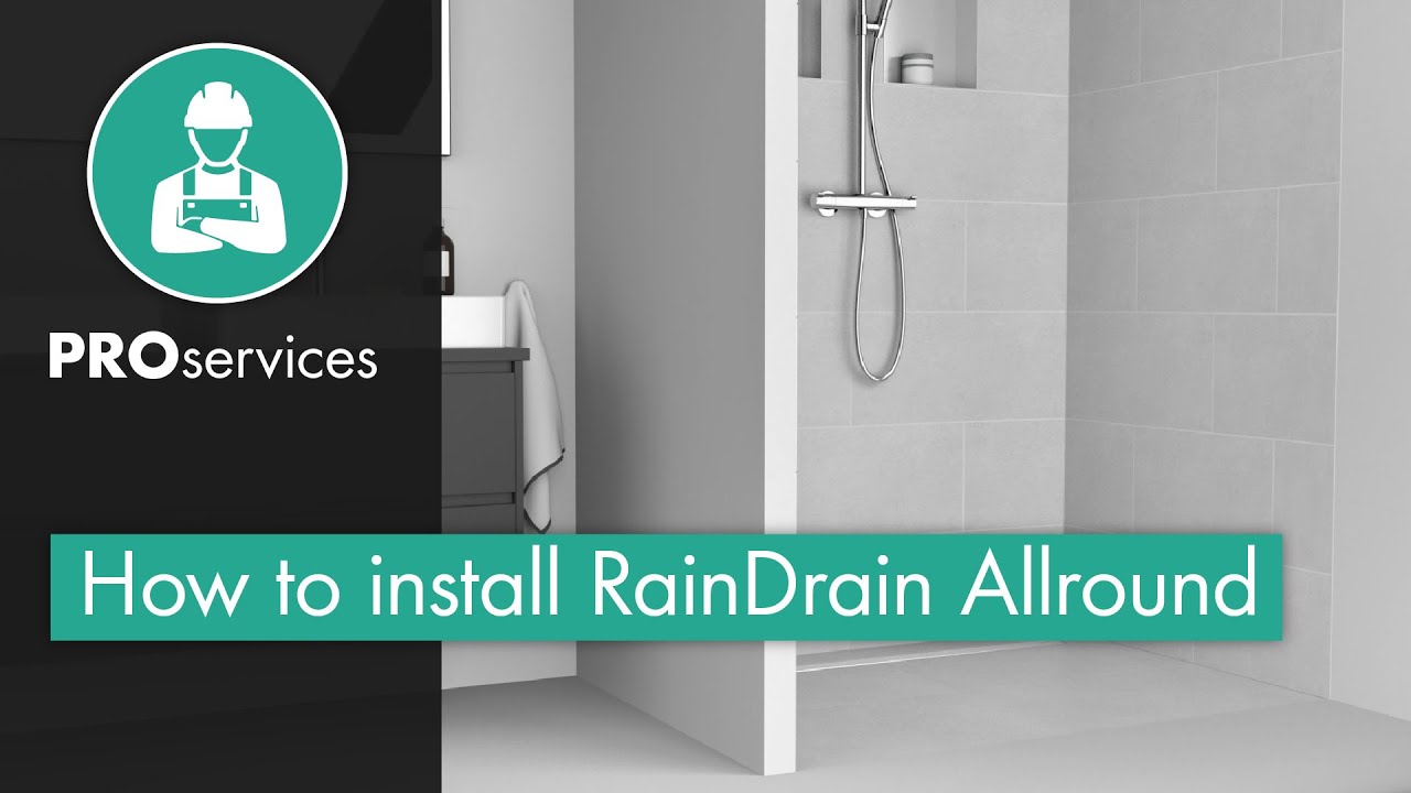 How to install a hansgrohe RainDrain Allround