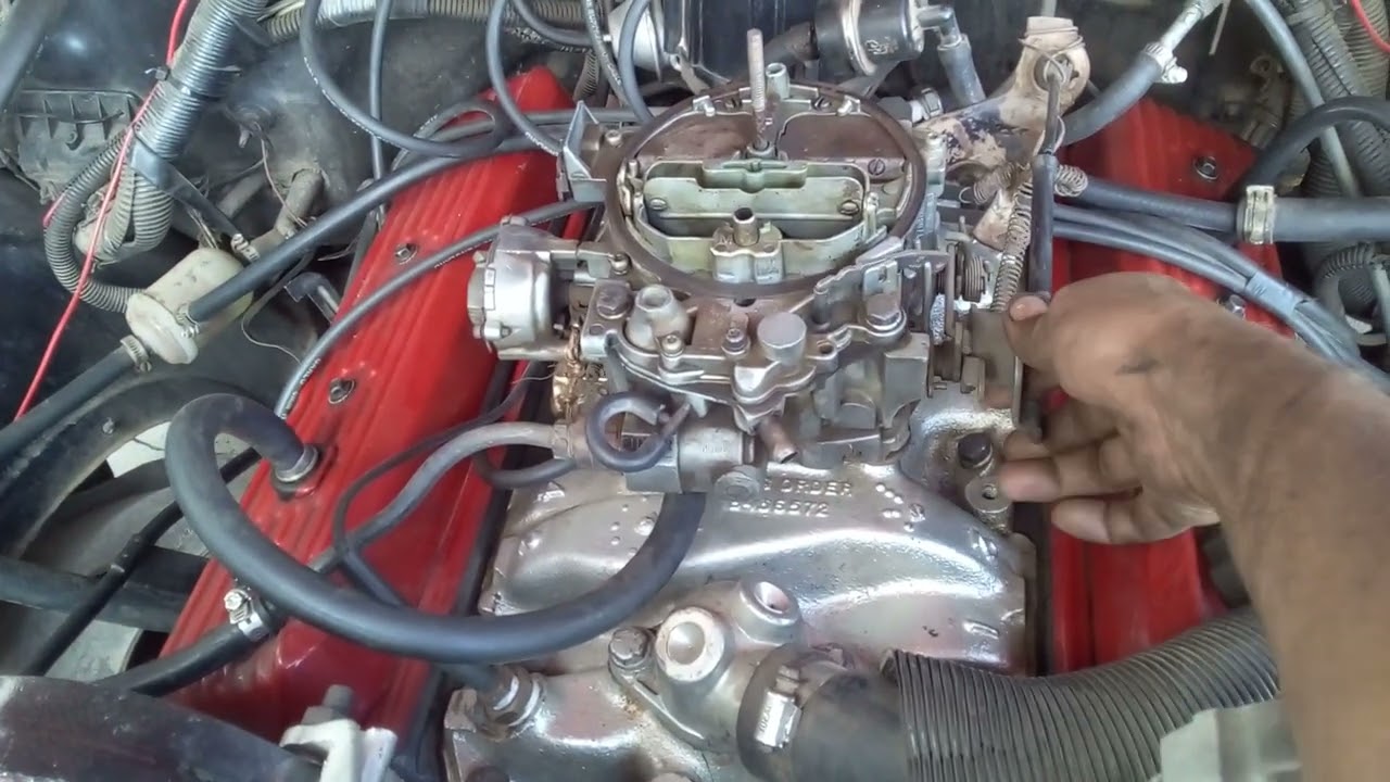#MOTOR 350 CHEVROLET  5.7 conversi&oacute;n a carburador 4 gargantas