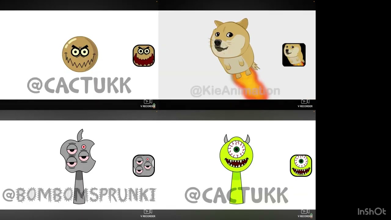 My Sprunki OC Quadparison 1
