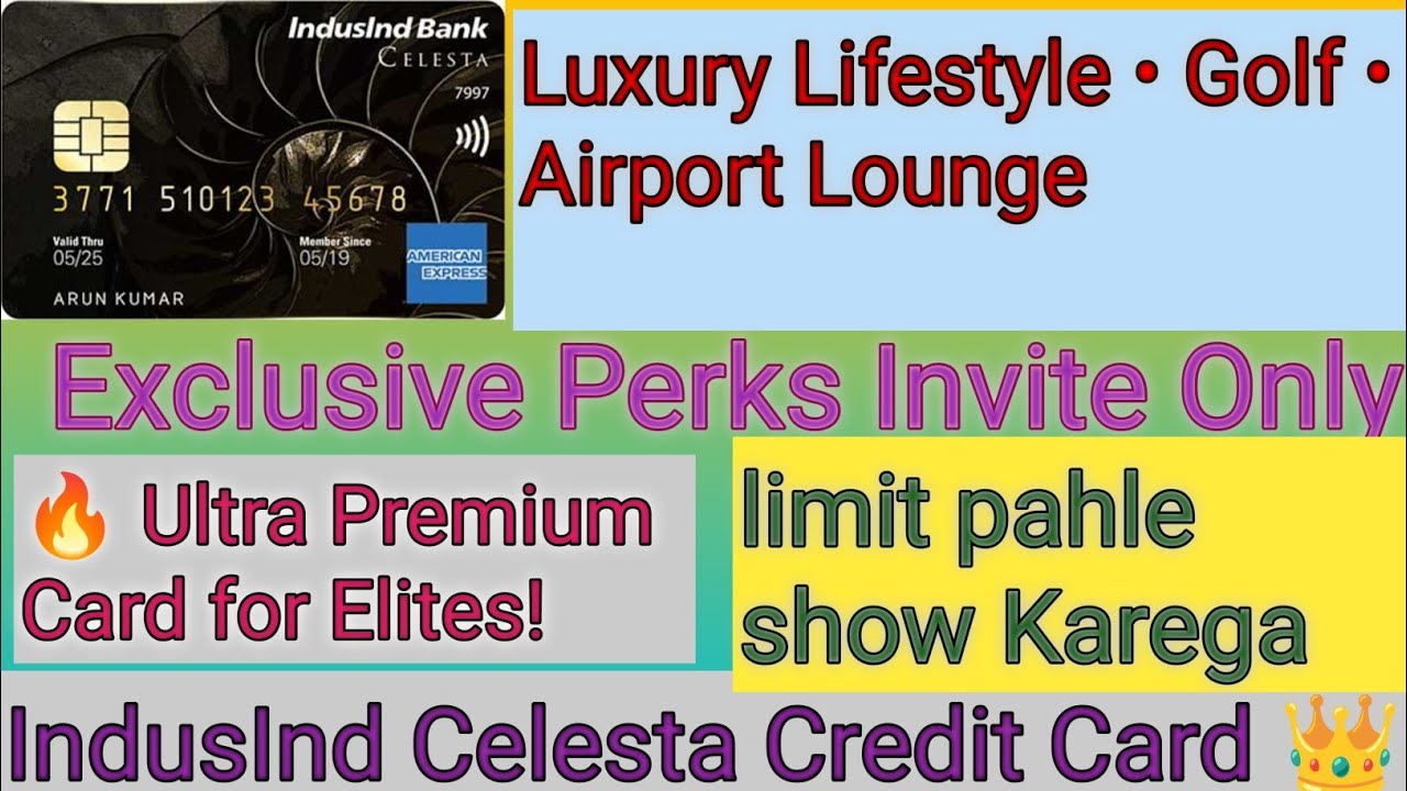IndusInd Celesta Credit Card Review | Luxury Perks + Unlimited Lounges & BOGO Movies
