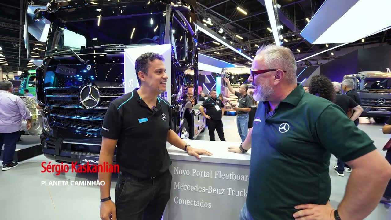 Nova logística de peças e tecnologia de gestão: Inovações Mercedes-Benz na Fenatran 2024