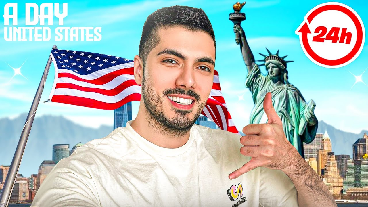 24 Hour in USA 🤙 روز اول تو آمریکا چیکار کردیم؟