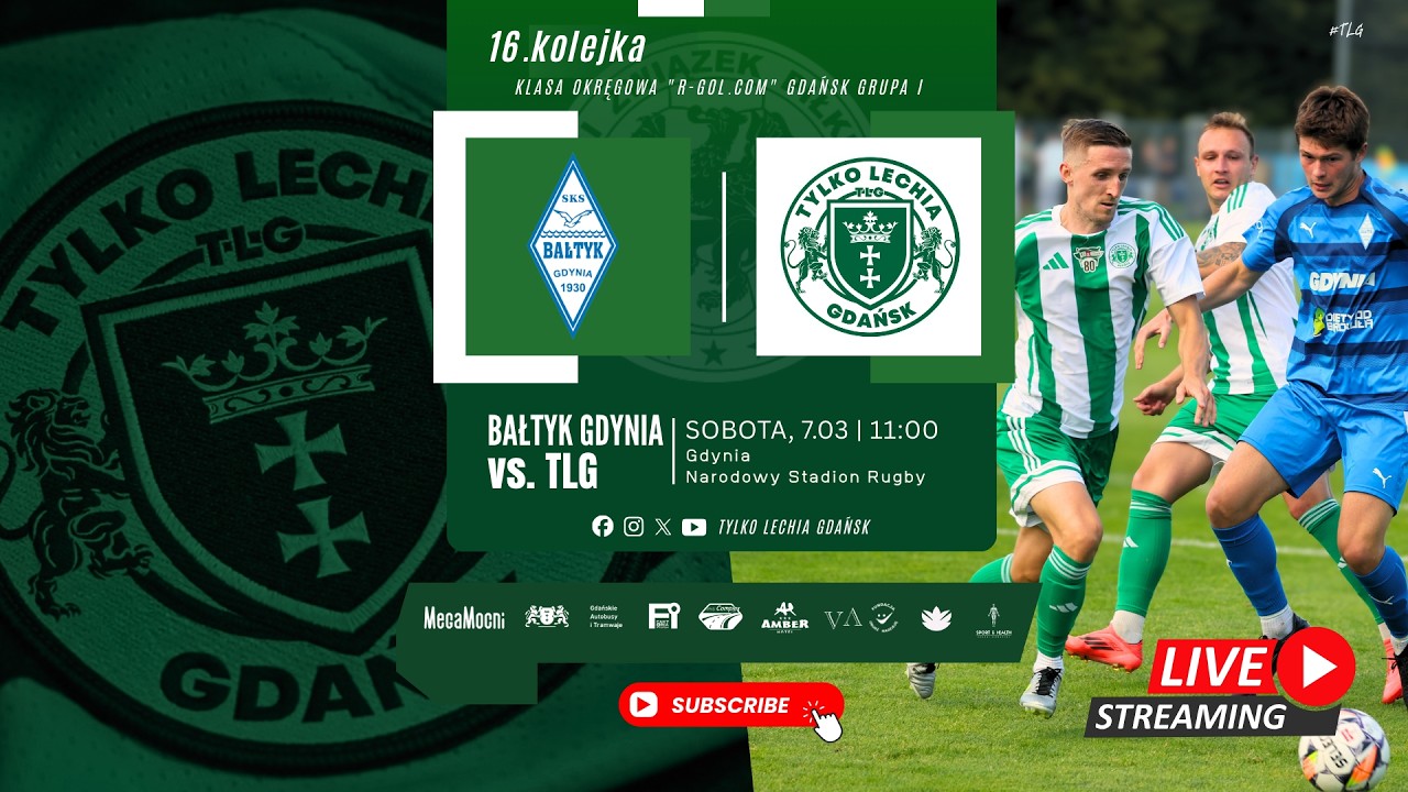 16. kolejka | Bałtyk Gdynia vs. Tylko Lechia #Gdańsk #DERBY