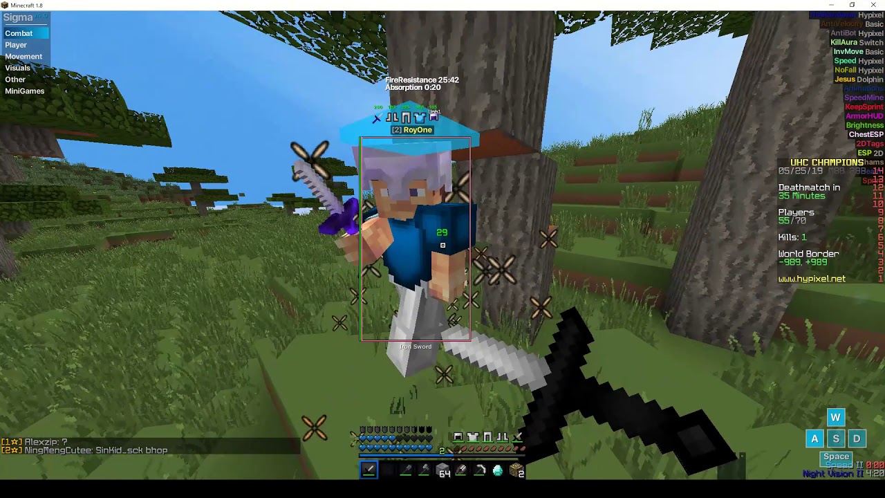 Hacking on Hypixel UHC #7