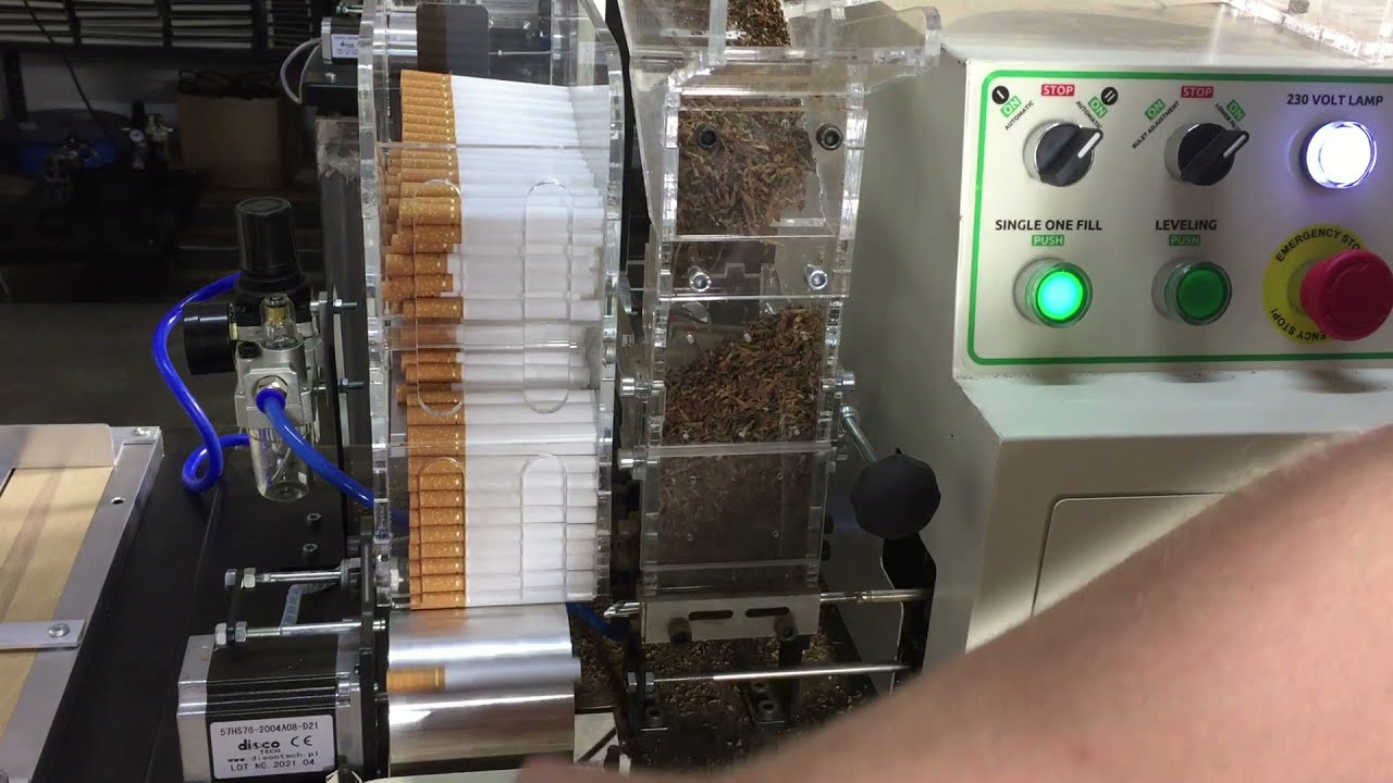 M&Aacute;QUİNA ENTUBAR AUTOM&Aacute;TICO CIGARROS De Cigarros Venda Huzark 2.0