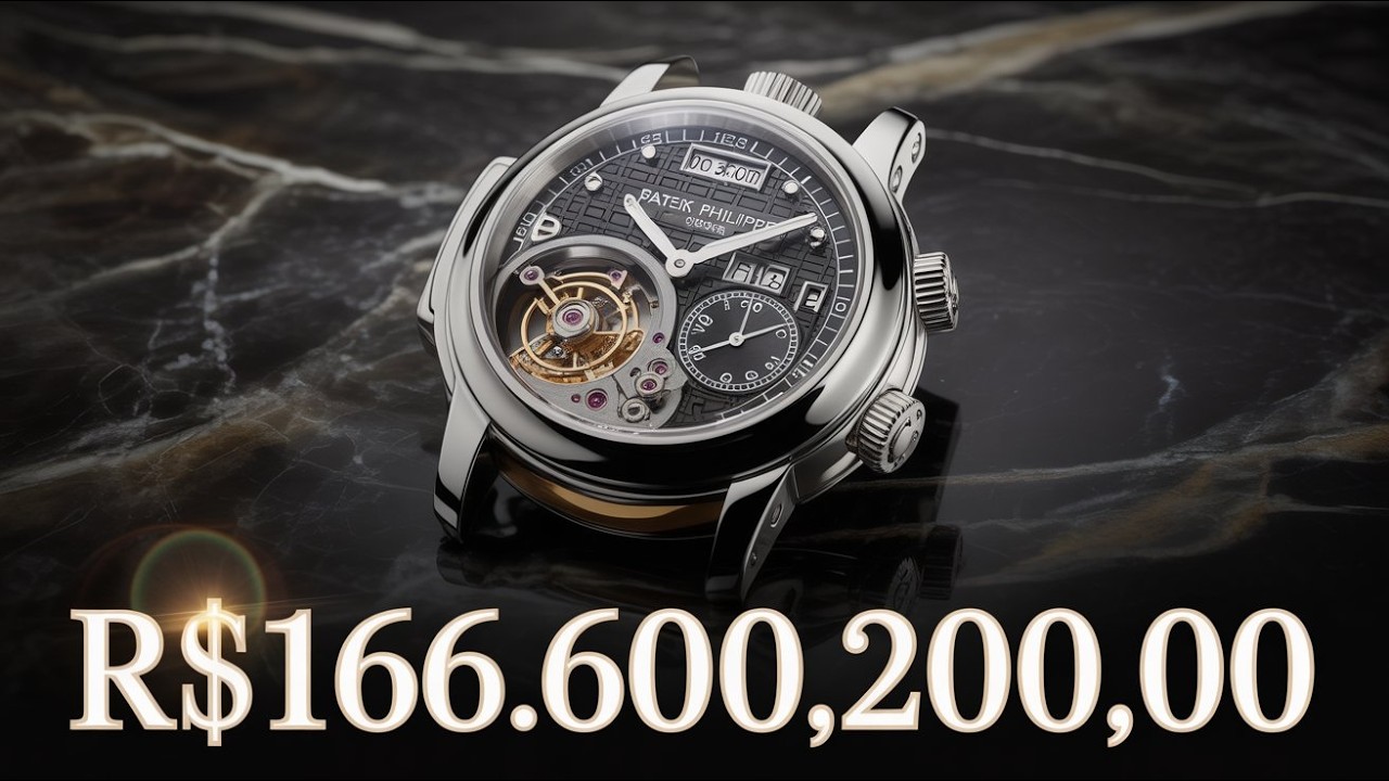 O TEMPO DE $50 MILHÕES: Descubra os 5  Relógios Mais Caros do Mundo!