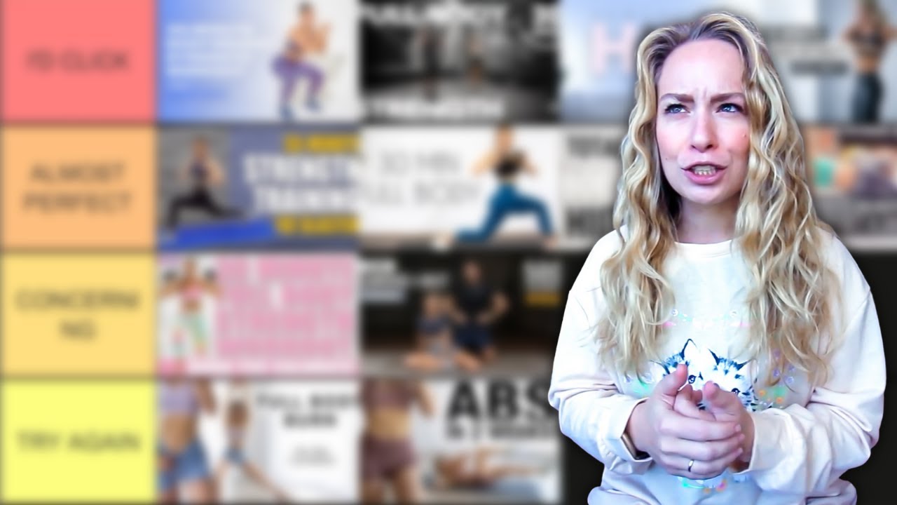 THE BEST AND WORST FITNESS CLICKBAIT TIER LIST | the problem with fitness clickbait