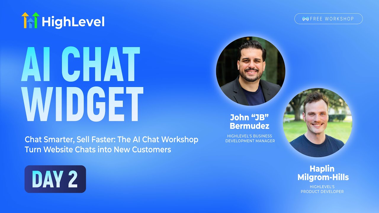 Chat Smarter, Sell Faster: The AI Chat Workshop - Day 2