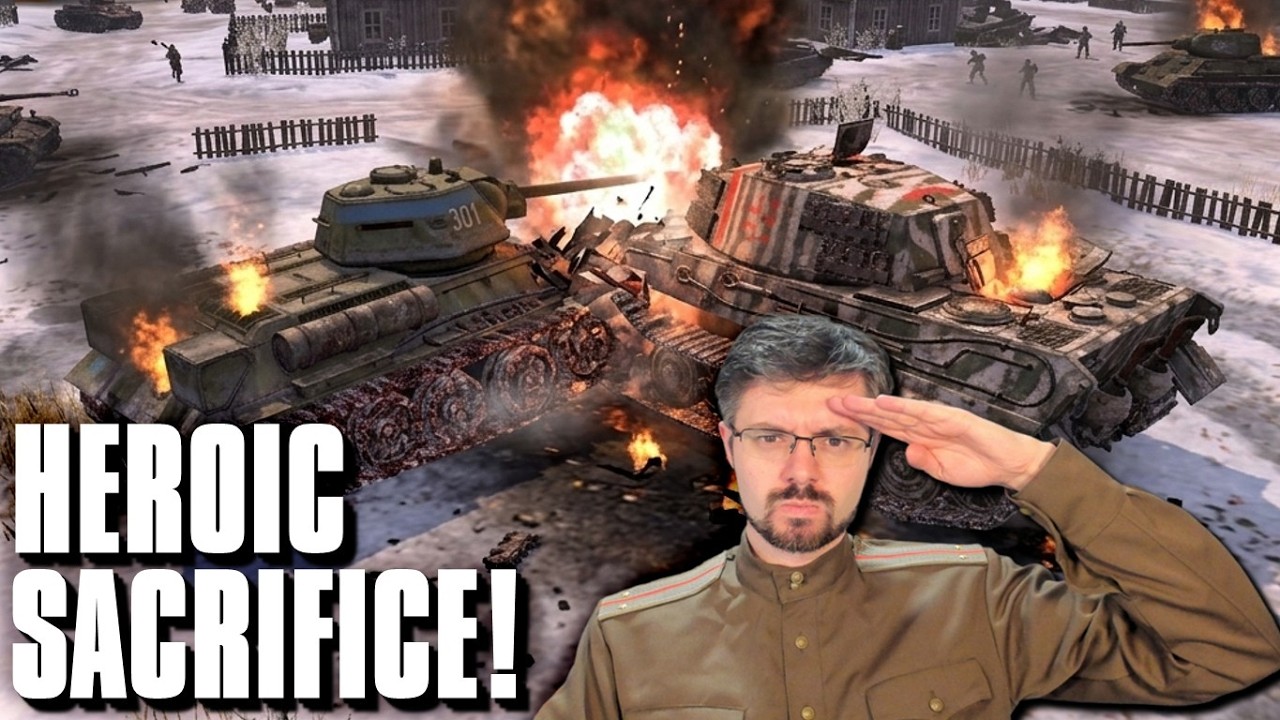 HEROIC SACRIFICE! - 4v4 - Company of Heroes 2
