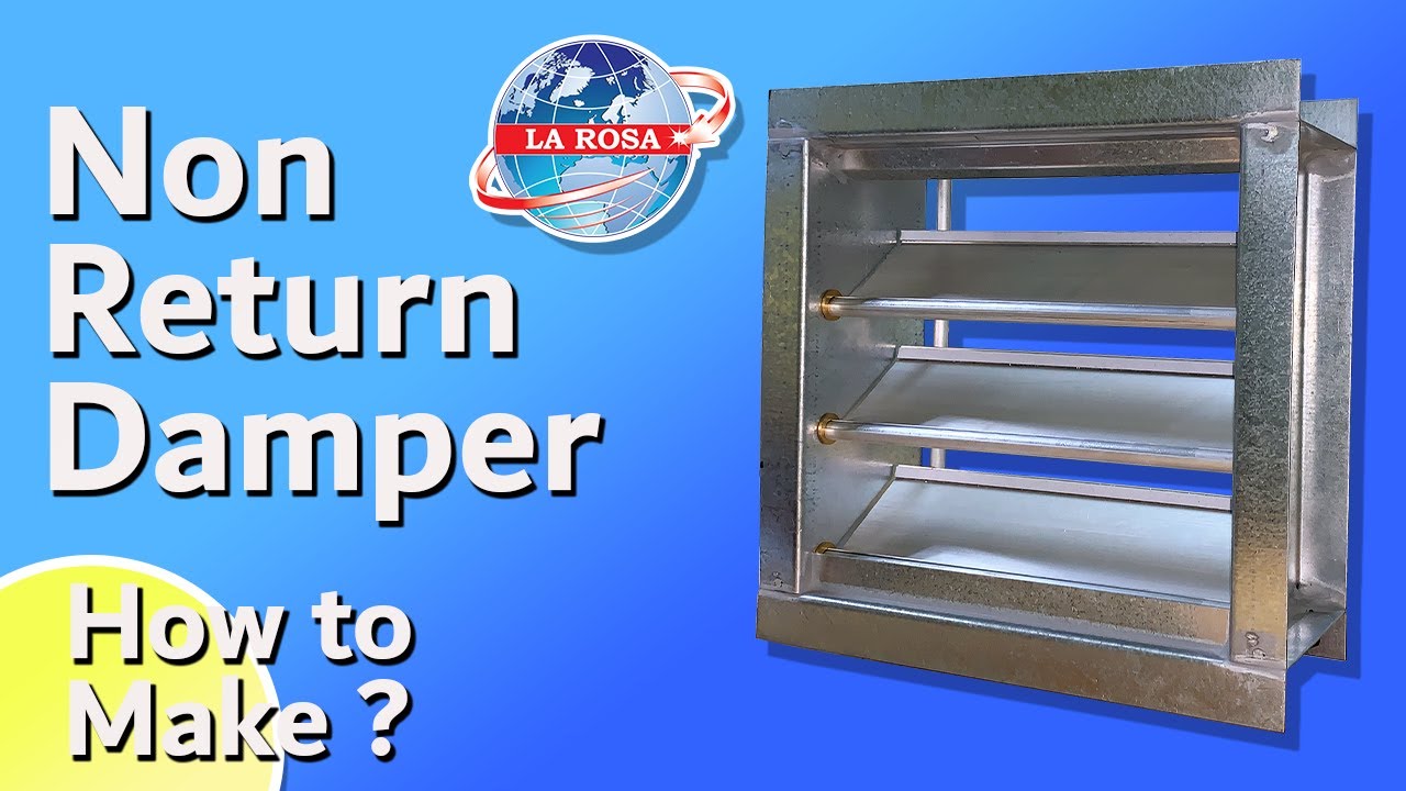 HOW TO MAKE NON RETURN DAMPER - NRD DAMPER