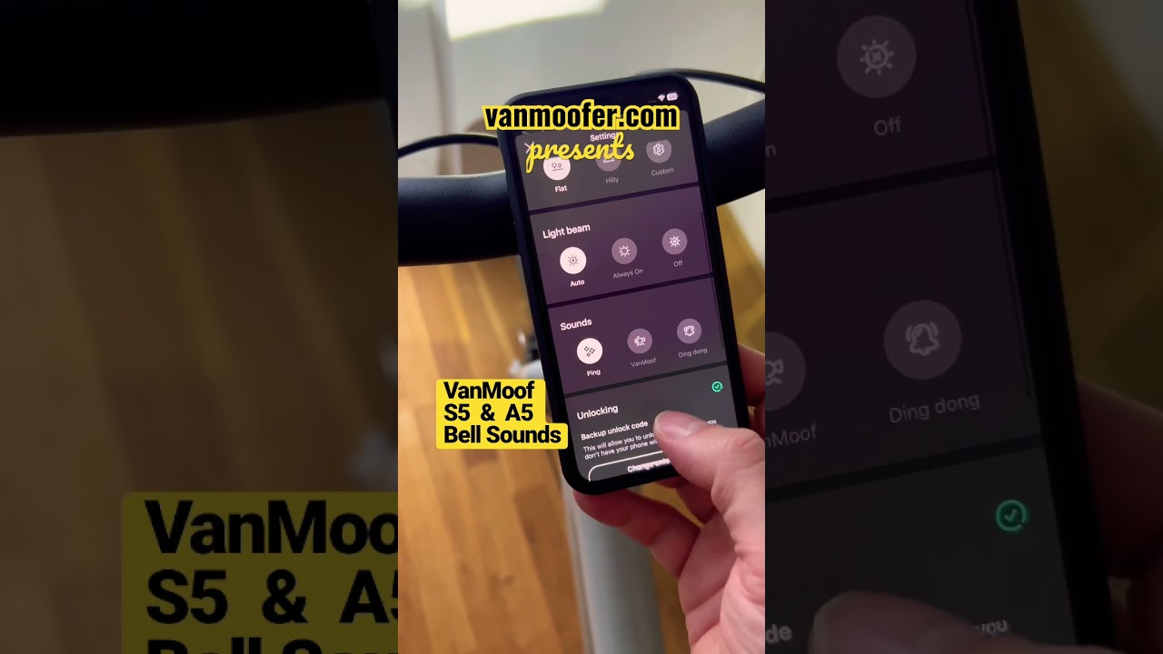 VanMoof S5 & A5 Bell Sounds #dingdong #submarine #ping 🔔