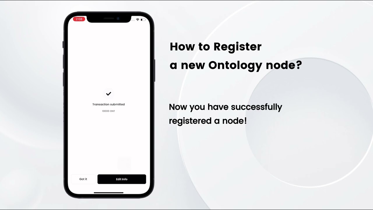 How to Register an Ontology Node in ONTO Wallet