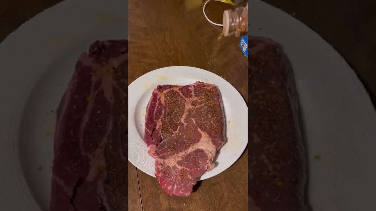 Beef chuck Steak🥩#shorts