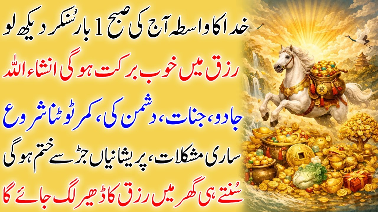 📿1 Tasbeeh Se Rizq Ka Khazana Khul Jayega | Allah Ki Madad Se Karz, Tangdasti Aur Pareshani Se Nijat