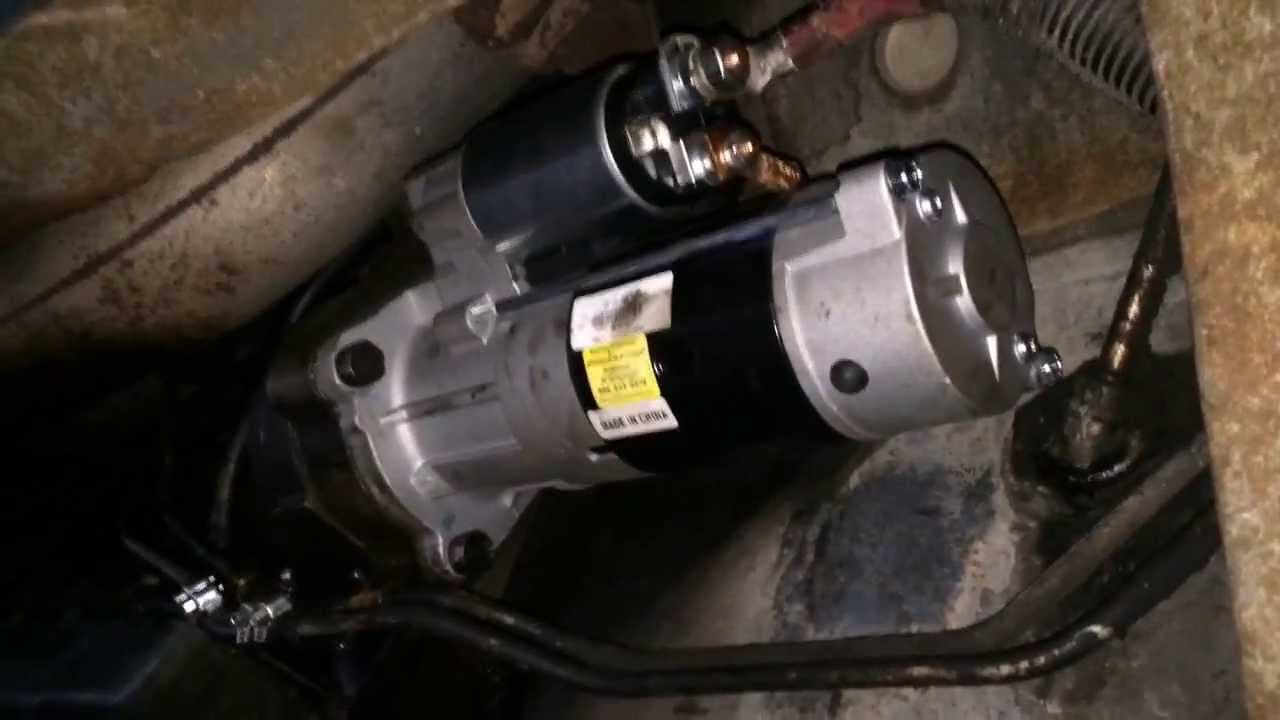 Ford E-Superduty Powerstroke Changing a Starter